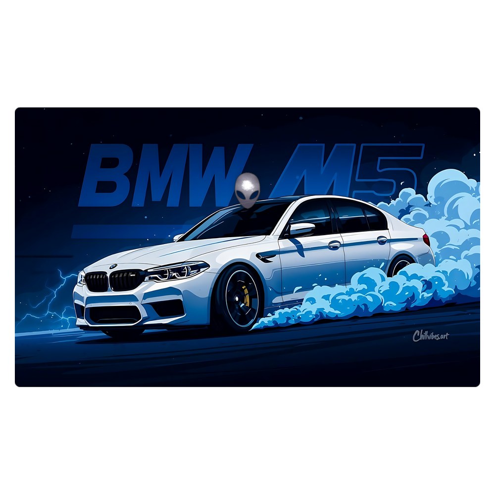 Dell Alienware M15 Ryzen Edition R5, R6, R7 - P109F laptop skin - BMW M5 Racer