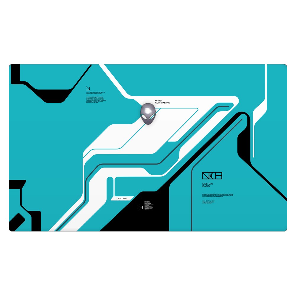 Dell Alienware M15 Ryzen Edition R5, R6, R7 - P109F laptop skin - Cyber Blue