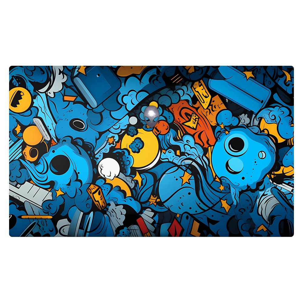 Dell Alienware M15 Ryzen Edition R5, R6, R7 - P109F laptop skin - Doodle Frenzy