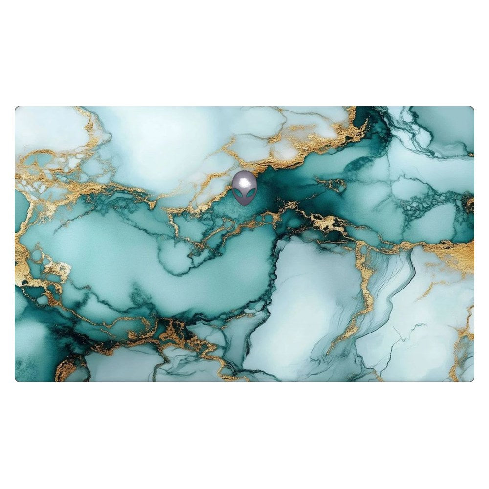 Dell Alienware M15 Ryzen Edition R5, R6, R7 - P109F laptop skin - Emerald Fluid Art