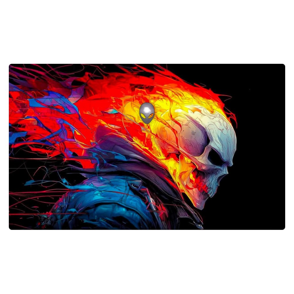 Dell Alienware M15 Ryzen Edition R5, R6, R7 - P109F laptop skin - Ghost Rider Inferno