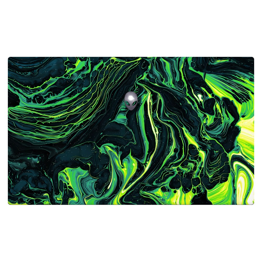 Dell Alienware M15 Ryzen Edition R5, R6, R7 - P109F laptop skin - Green Blaze