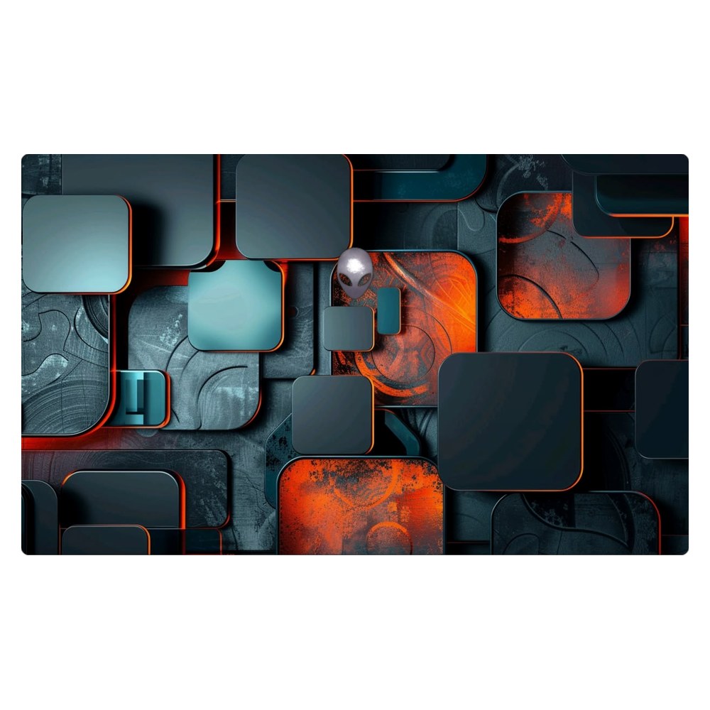 Dell Alienware M15 Ryzen Edition R5, R6, R7 - P109F laptop skin - Modern 3D Square