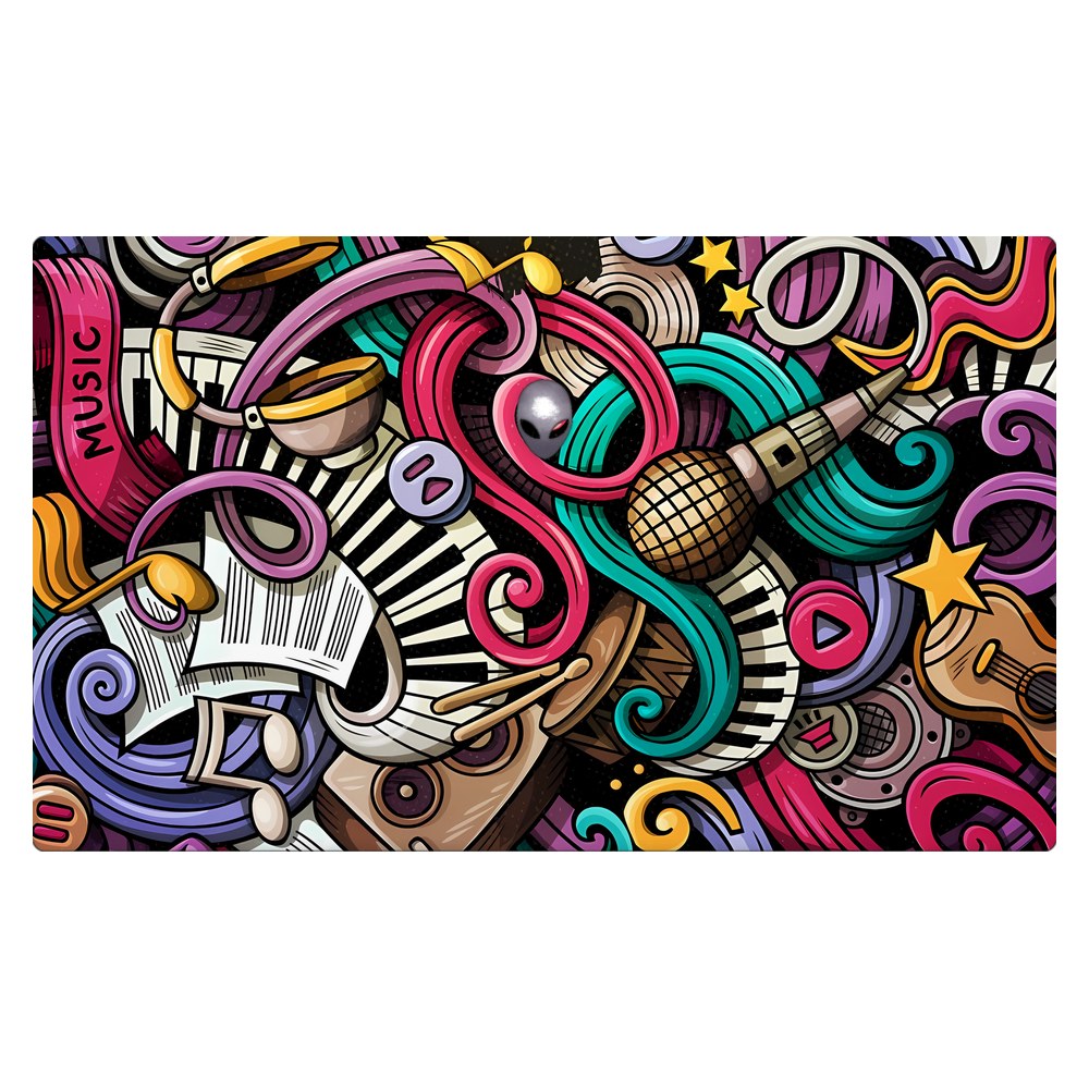 Dell Alienware M15 Ryzen Edition R5, R6, R7 - P109F laptop skin - Music Doodle