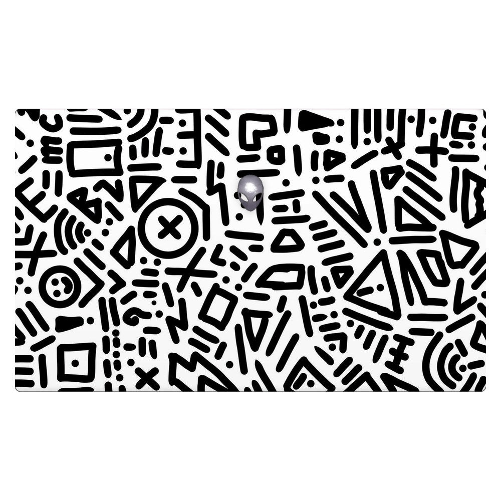 Dell Alienware M15 Ryzen Edition R5, R6, R7 - P109F laptop skin - Playful Doodle Elements
