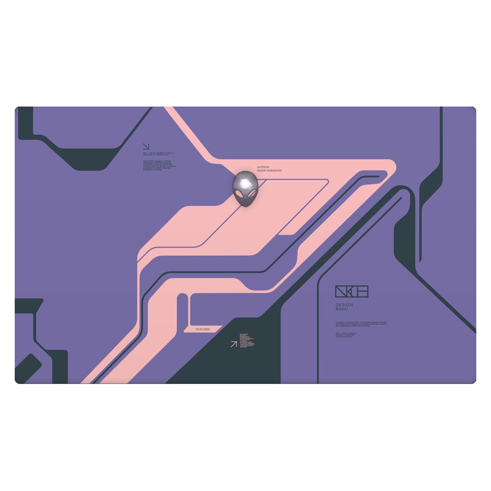 Dell Alienware M15 Ryzen Edition R5, R6, R7 - P109F laptop skin - Purple Cyberpunk