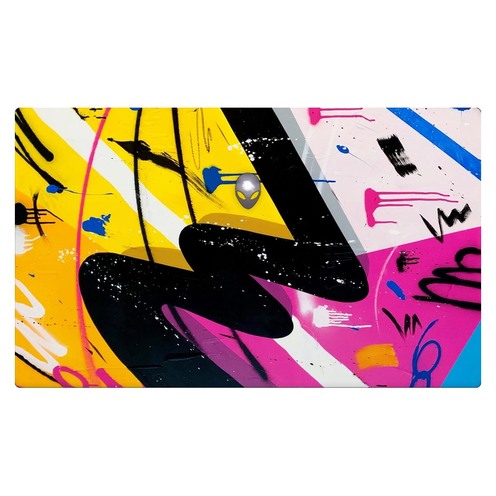 Dell Alienware M15 Ryzen Edition R5, R6, R7 - P109F laptop skin - Vibrant Abstract Splash