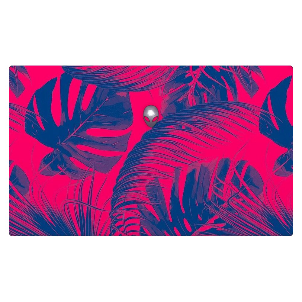 Dell Alienware M15 Ryzen Edition R5, R6, R7 - P109F laptop skin - Vibrant Neon Pink Foliage