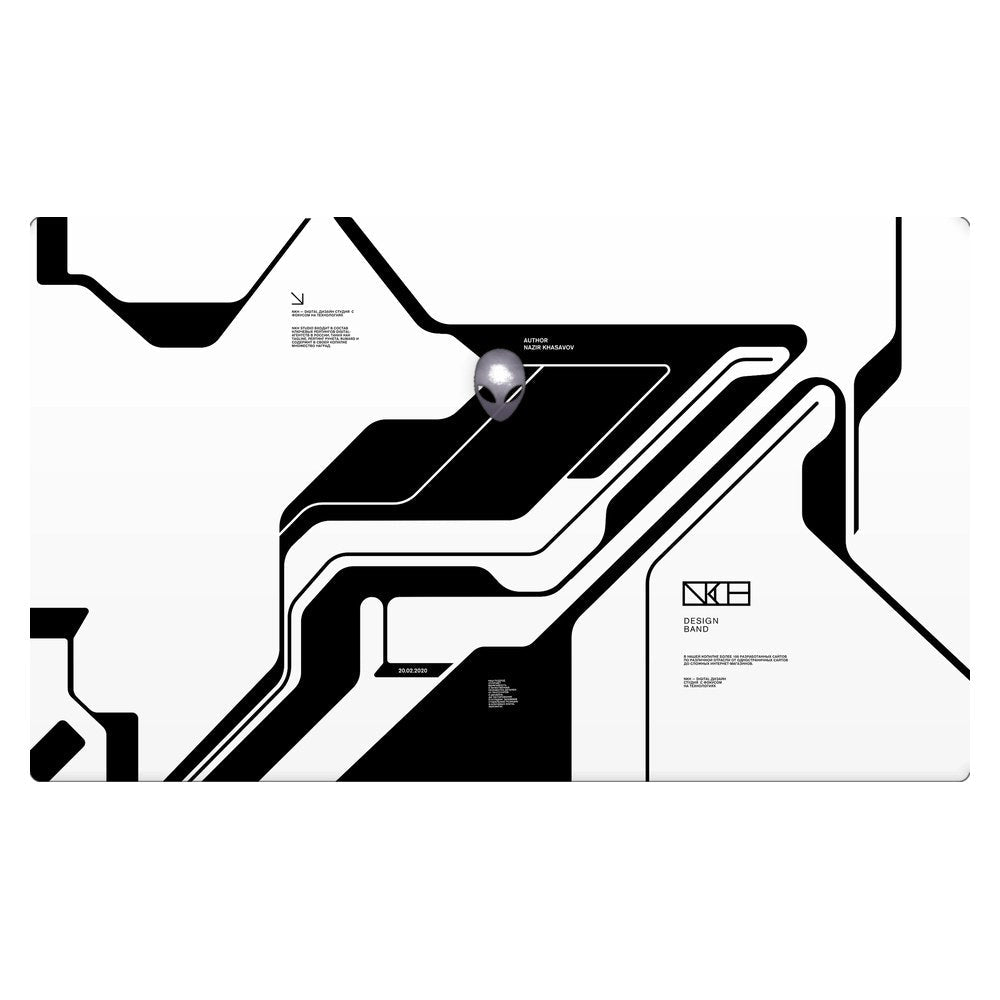 Dell Alienware M15 Ryzen Edition R5, R6, R7 - P109F laptop skin - White Cyberpunk