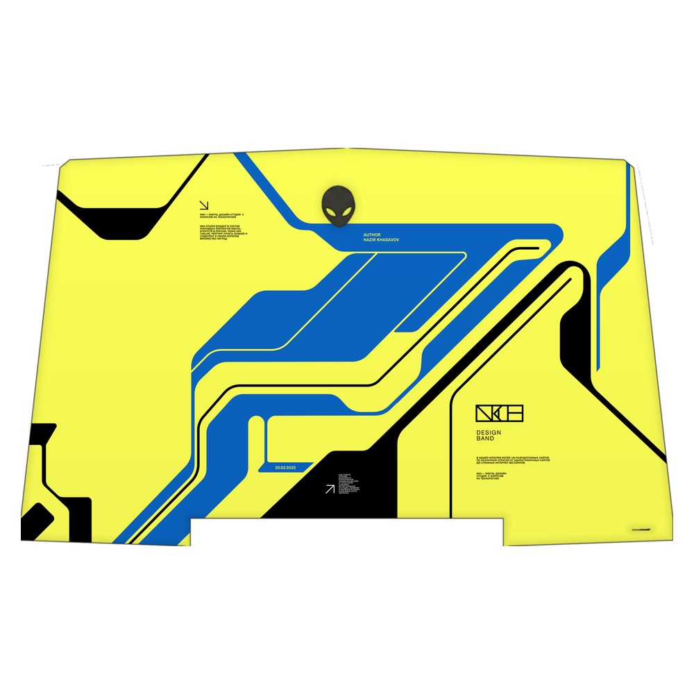 Alienware R3 P69F laptop skin - Cyber Yellow