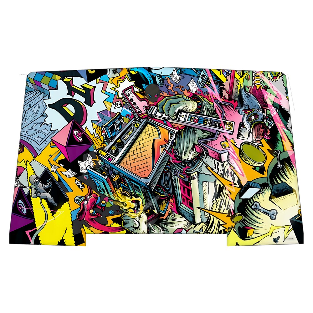 Alienware R3 P69F laptop skin - Dizzy Doodles
