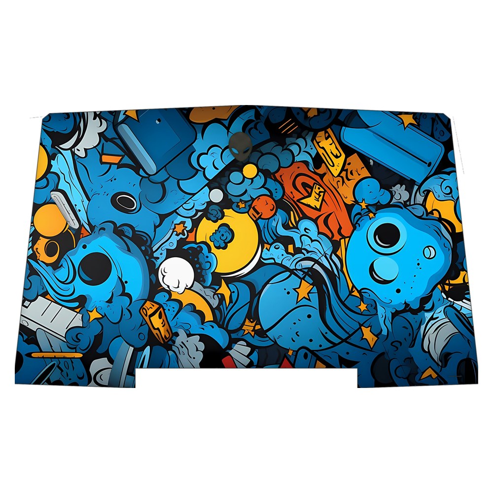 Alienware R3 P69F laptop skin - Doodle Frenzy