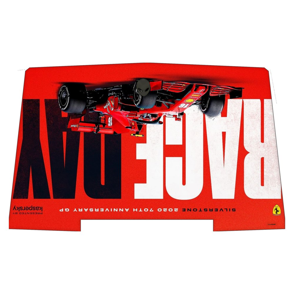 Alienware R3 P69F laptop skin - Ferrari Racing Graphic Red