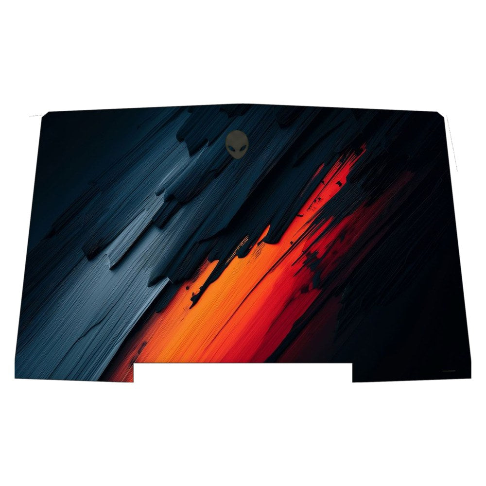 Alienware R3 P69F laptop skin - Fire Paint Swipe