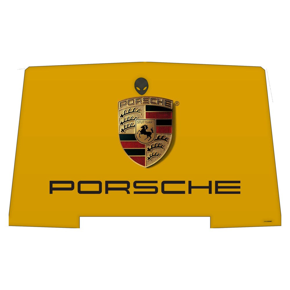 Alienware R3 P69F laptop skin - Golden Porsche