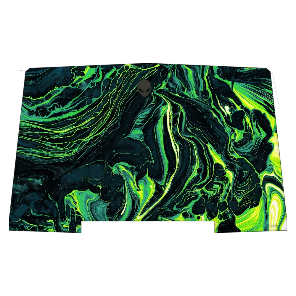 Alienware R3 P69F laptop skin - Green Blaze