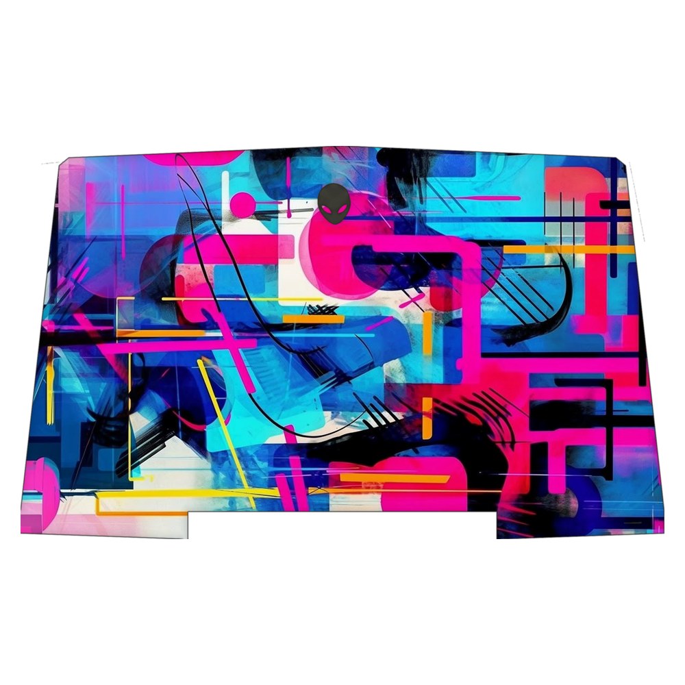Alienware R3 P69F laptop skin - Modern Geometric Fusion