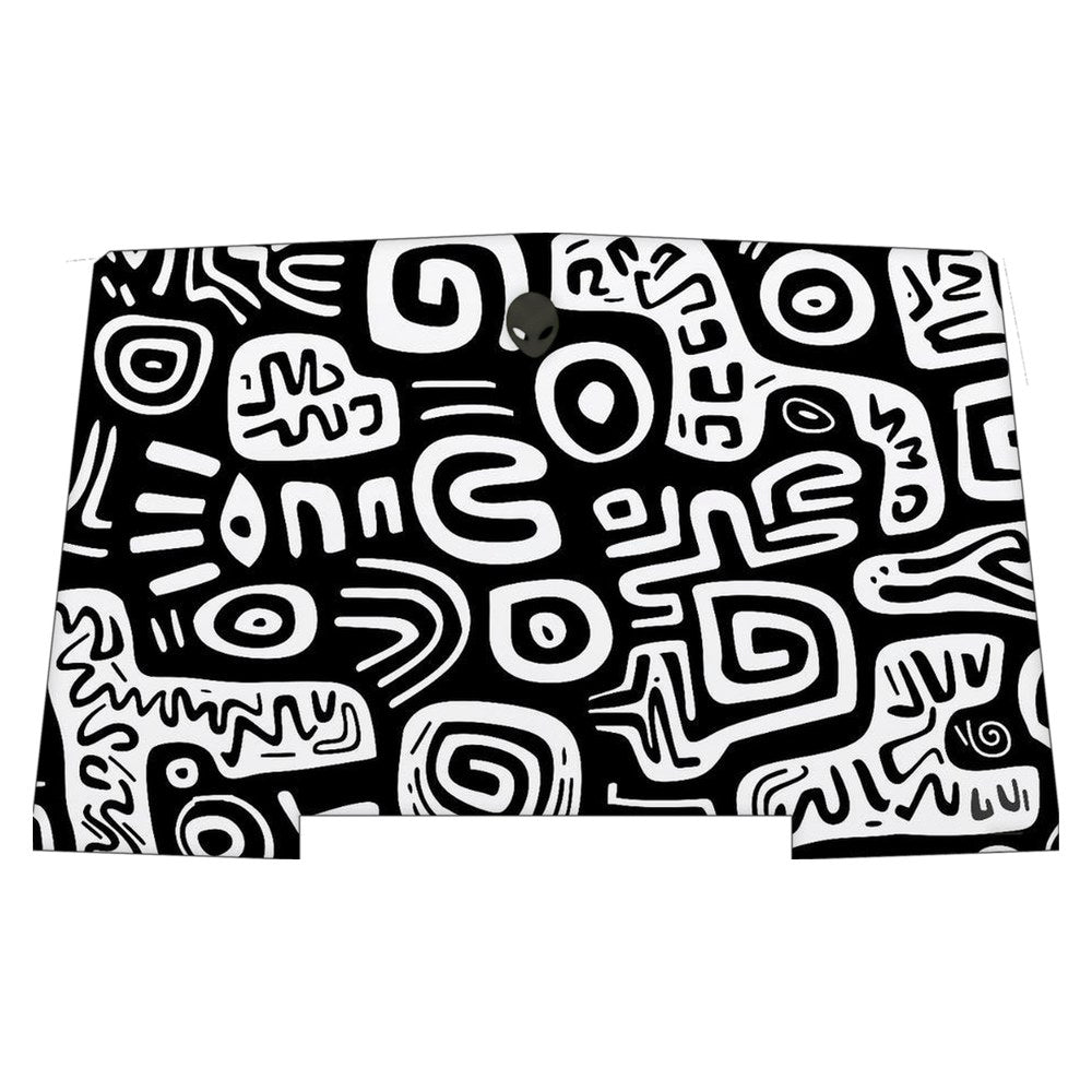 Alienware R3 P69F laptop skin - Monochrome Primitive Art