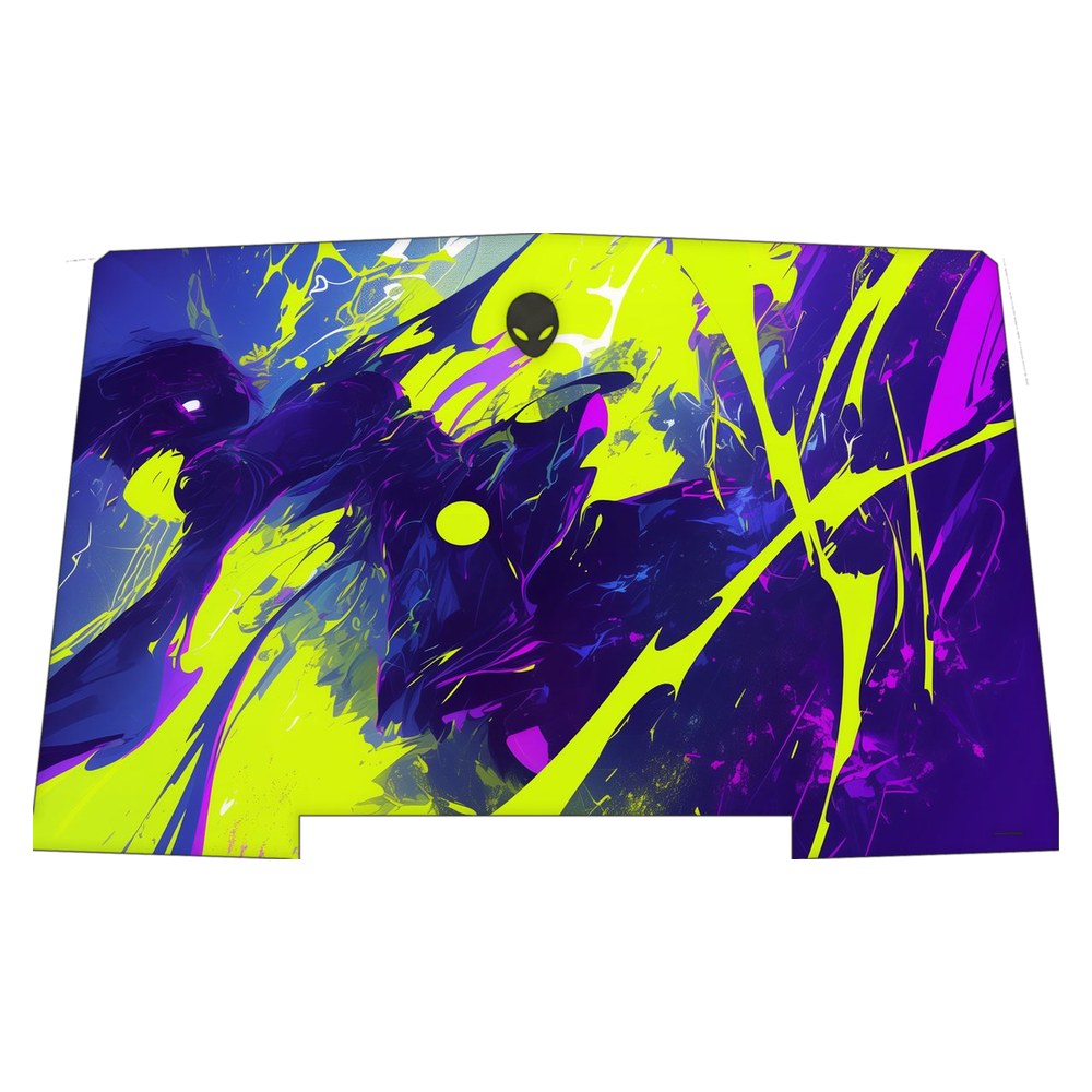Alienware R3 P69F laptop skin - Neon Paint Explosion