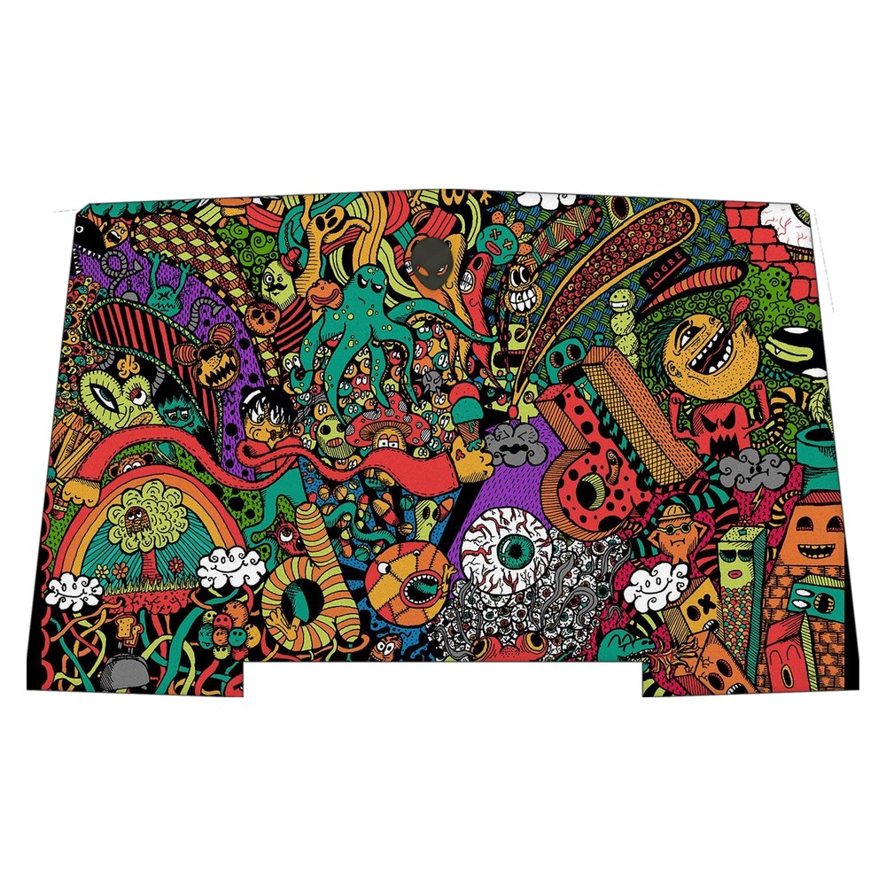 Alienware R3 P69F laptop skin - Nogre Doodle