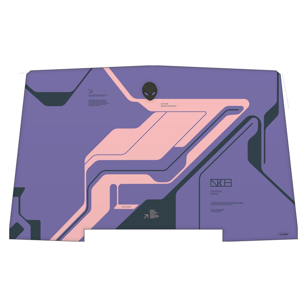 Alienware R3 P69F laptop skin - Purple Cyberpunk