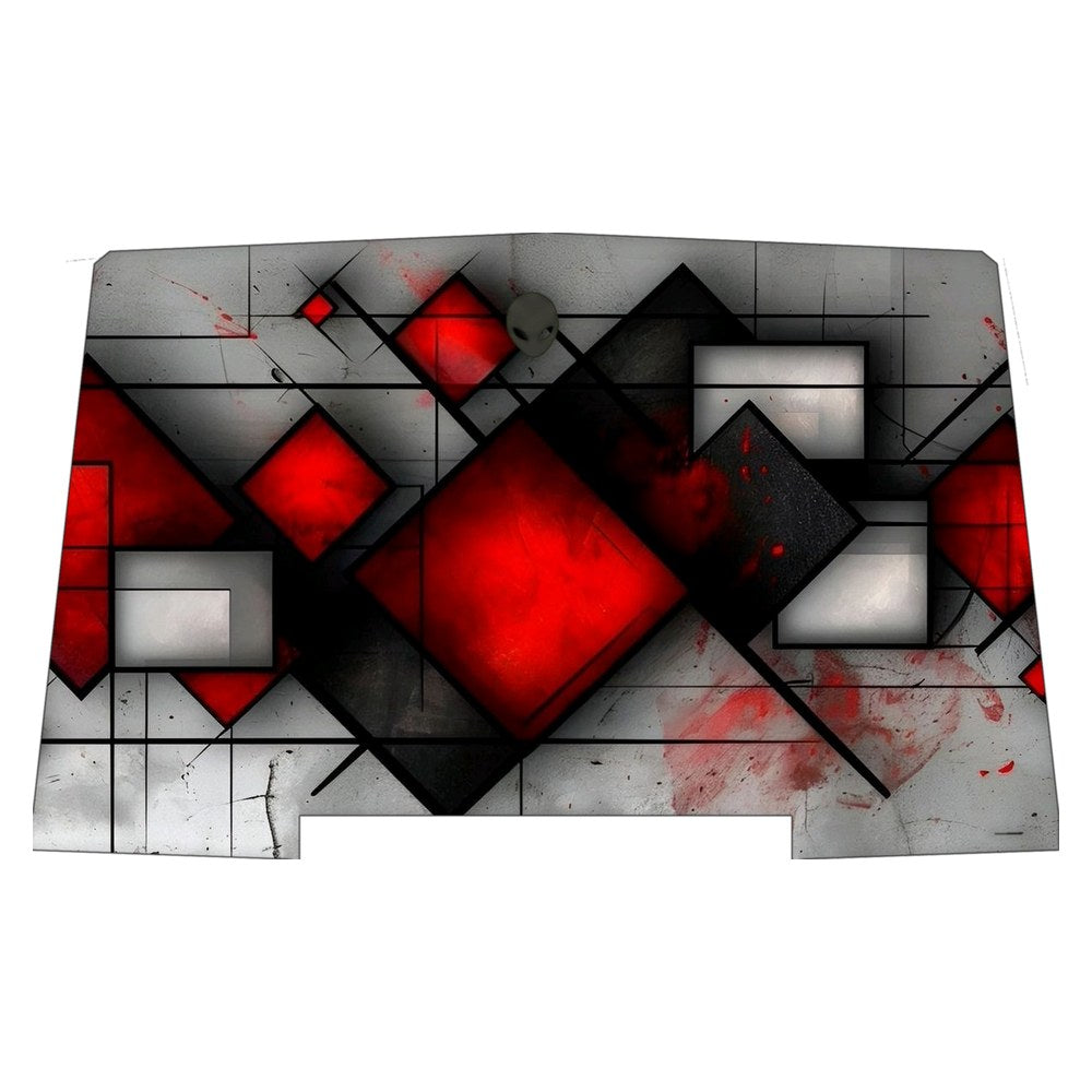 Alienware R3 P69F laptop skin - Red Squares
