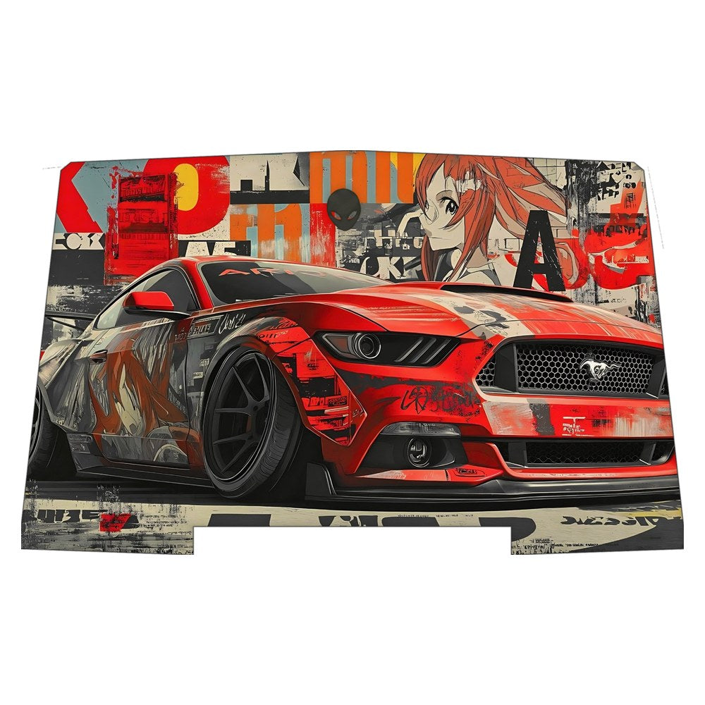 Alienware R3 P69F laptop skin - Scarlet Horsepower