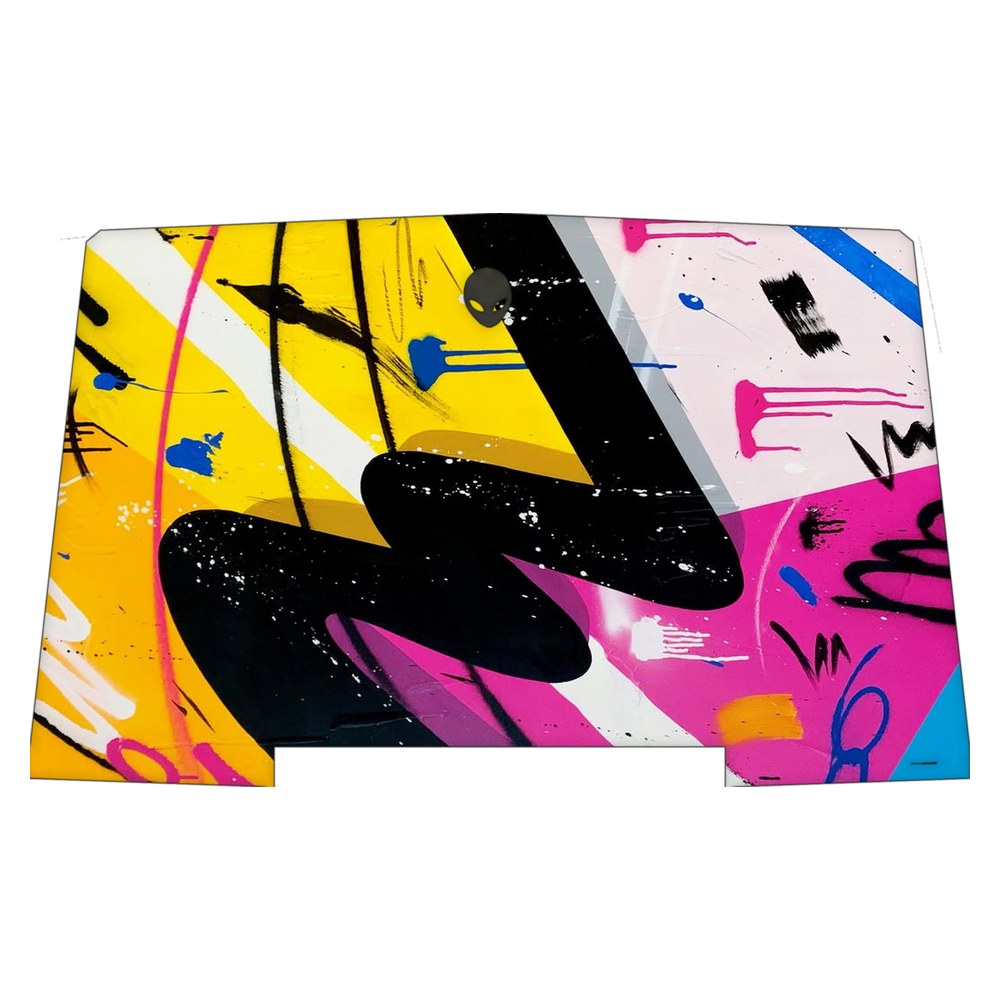 Alienware R3 P69F laptop skin - Vibrant Abstract Splash