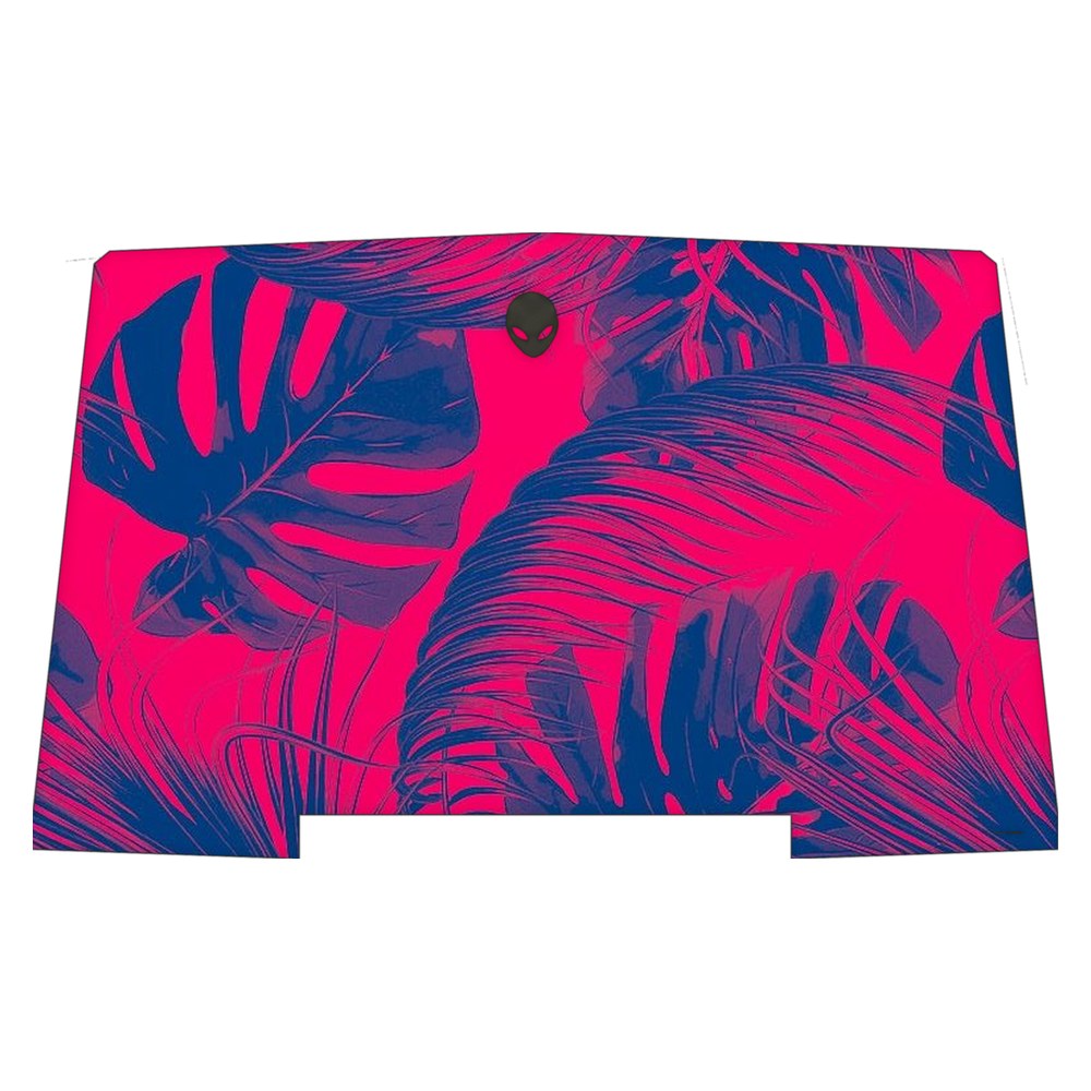 Alienware R3 P69F laptop skin - Vibrant Neon Pink Foliage