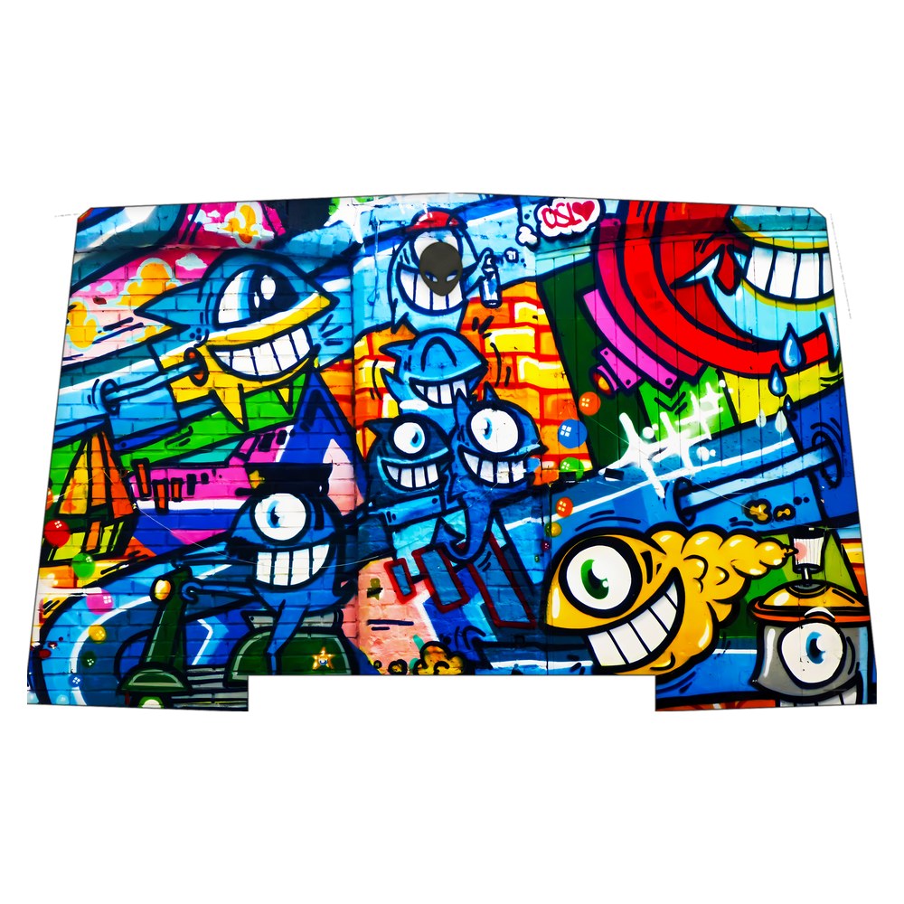 Alienware R3 P69F laptop skin - Wall Graffiti