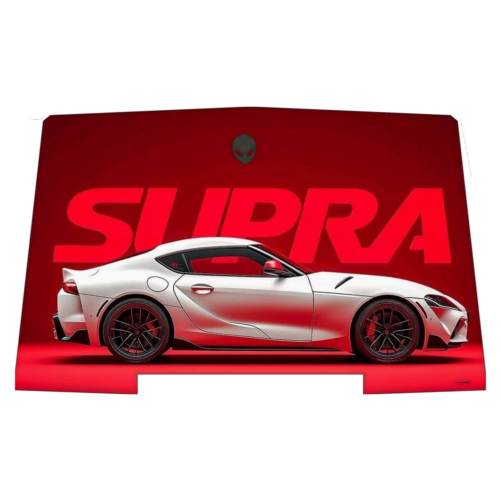 Alienware R3 P69F laptop skin - White Supra Studio Shot