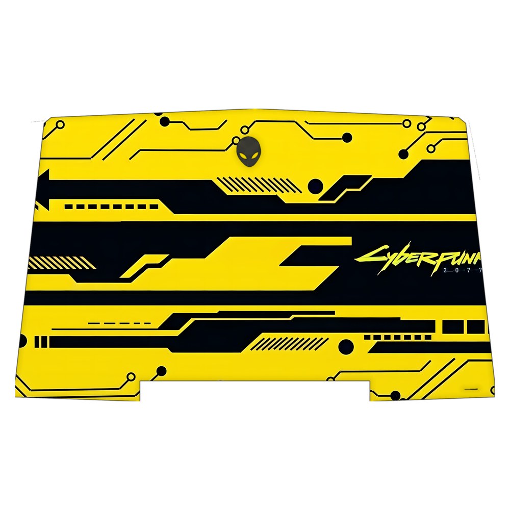Alienware R3 P69F laptop skin - Yellow Circuit