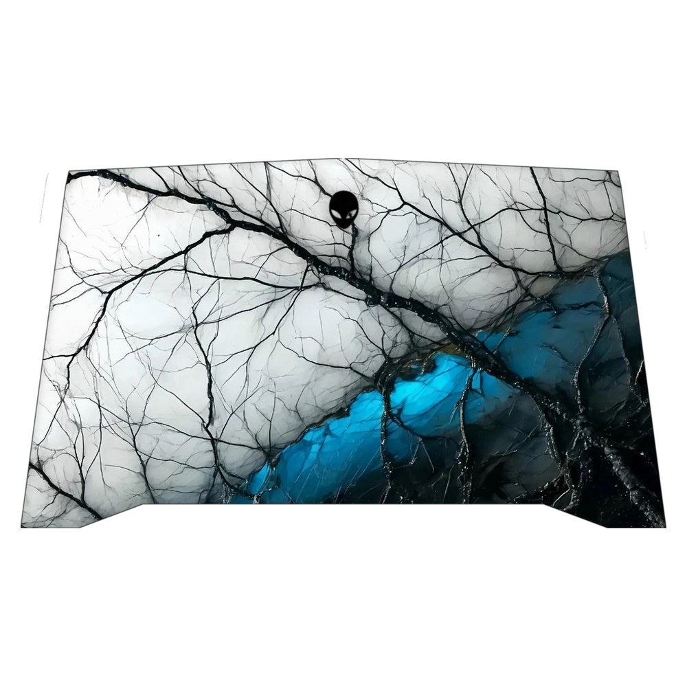 Alienware R4 P31E laptop skin - Blue Ice Fractal