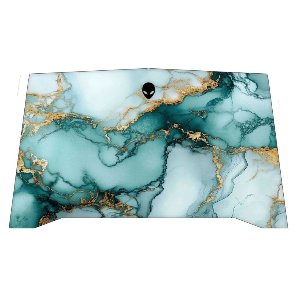 Alienware R4 P31E laptop skin - Emerald Fluid Art