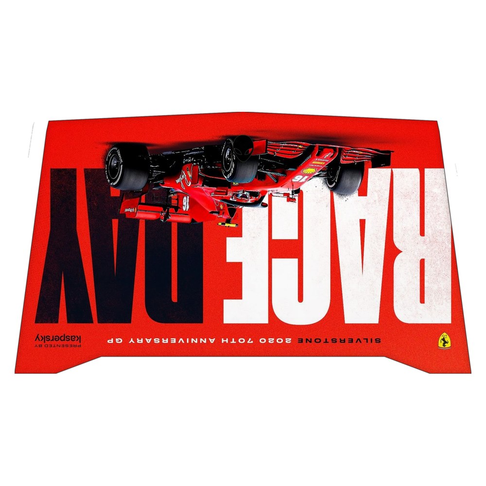Alienware R4 P31E laptop skin - Ferrari Racing Graphic Red