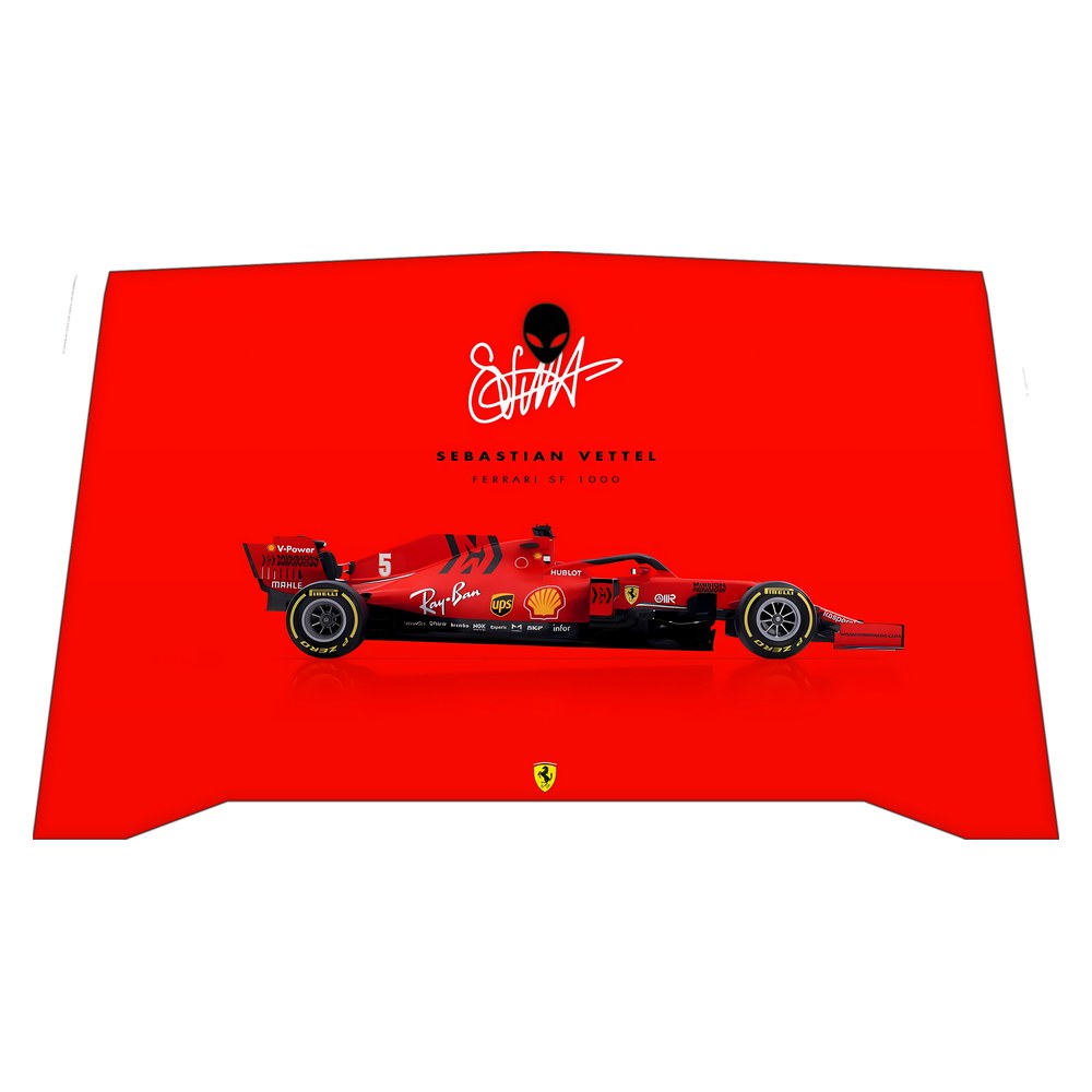 Alienware R4 P31E laptop skin - Ferrari