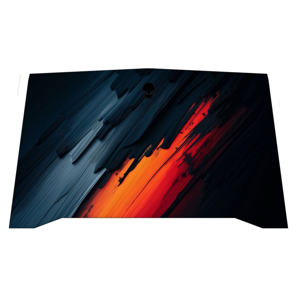 Alienware R4 P31E laptop skin - Fire Paint Swipe