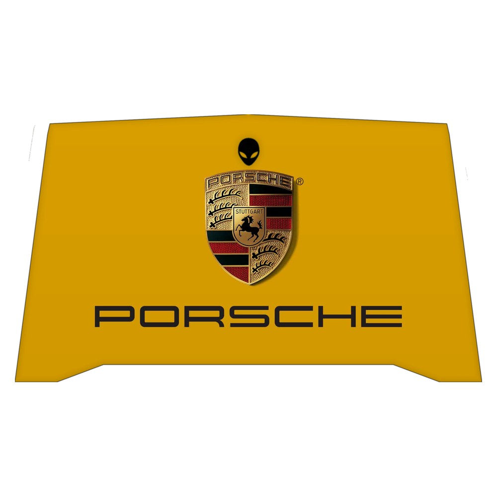 Alienware R4 P31E laptop skin - Golden Porsche