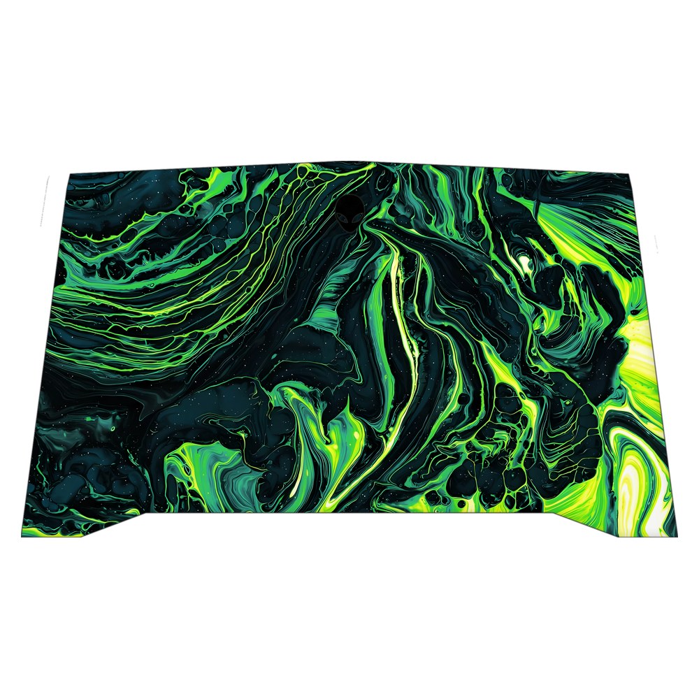 Alienware R4 P31E laptop skin - Green Blaze