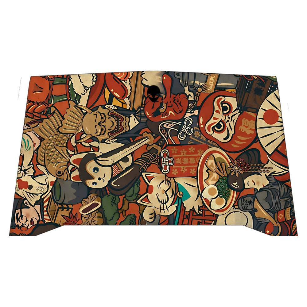Alienware R4 P31E laptop skin - Koi Garden