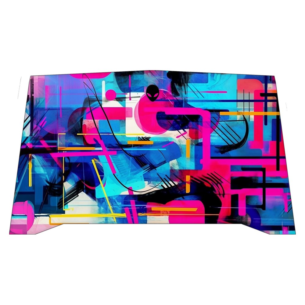 Alienware R4 P31E laptop skin - Modern Geometric Fusion