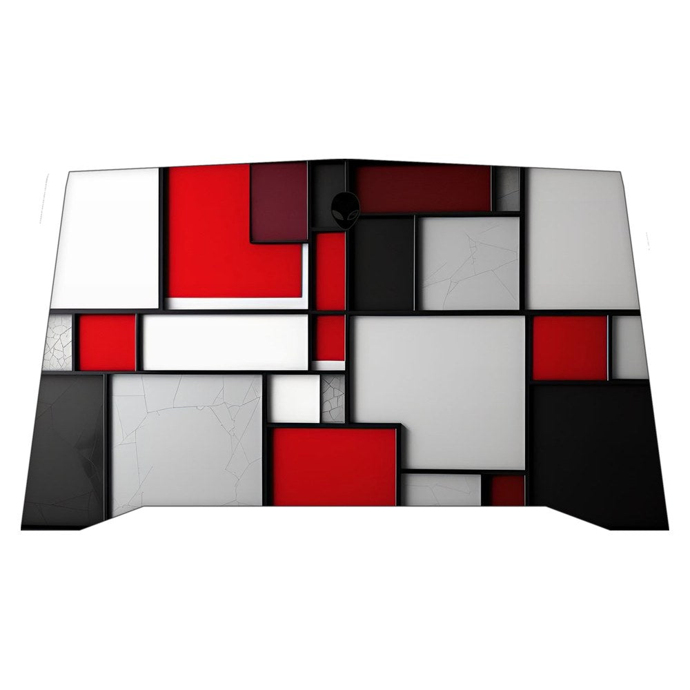 Alienware R4 P31E laptop skin - Mondrian Inspired Block Art