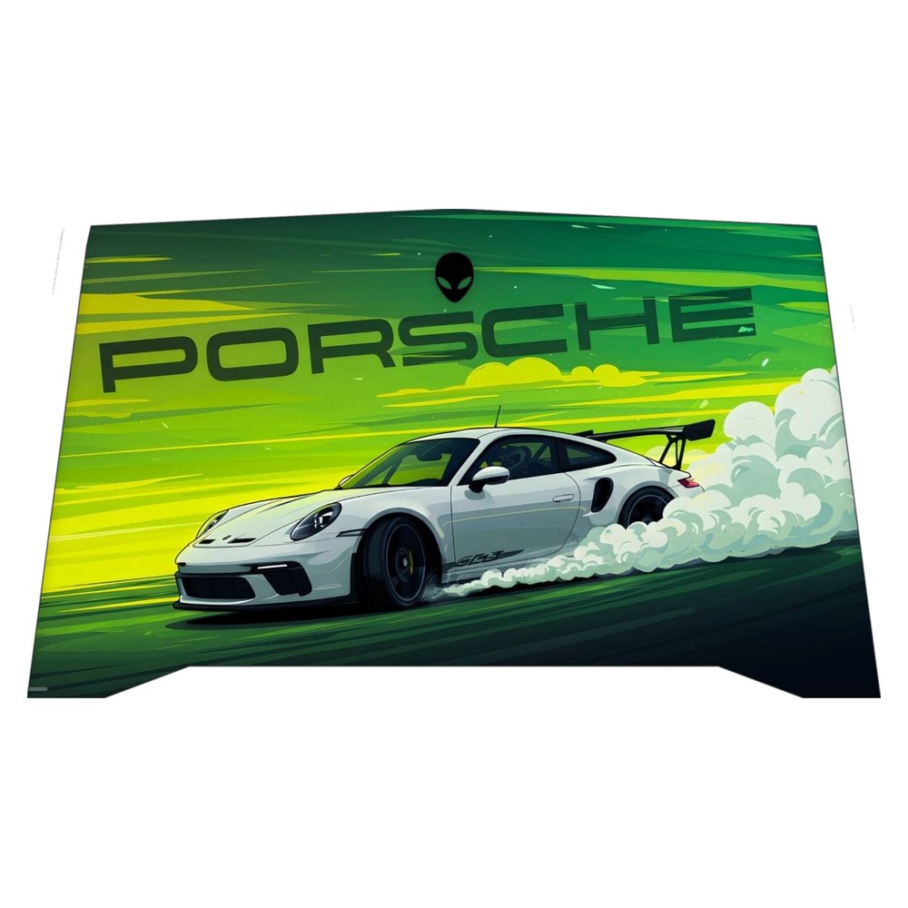 Alienware R4 P31E laptop skin - Porsche Green Drift