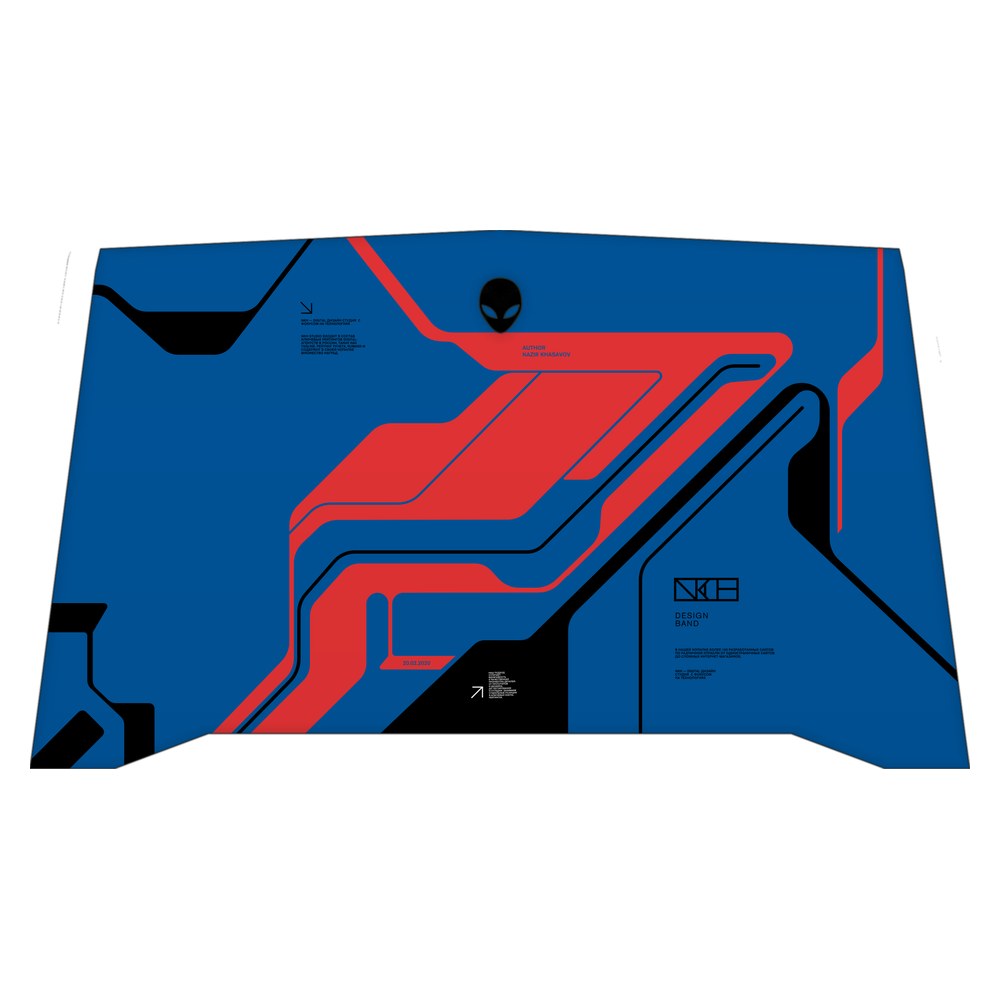 Alienware R4 P31E laptop skin - Prime Blue