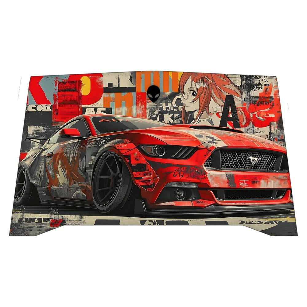 Alienware R4 P31E laptop skin - Scarlet Horsepower