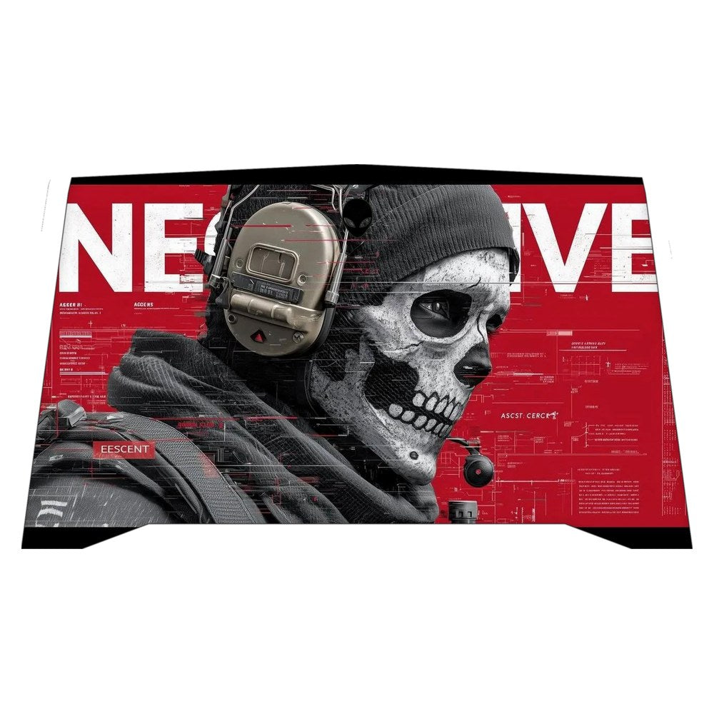 Alienware R4 P31E laptop skin - Tactical Skull
