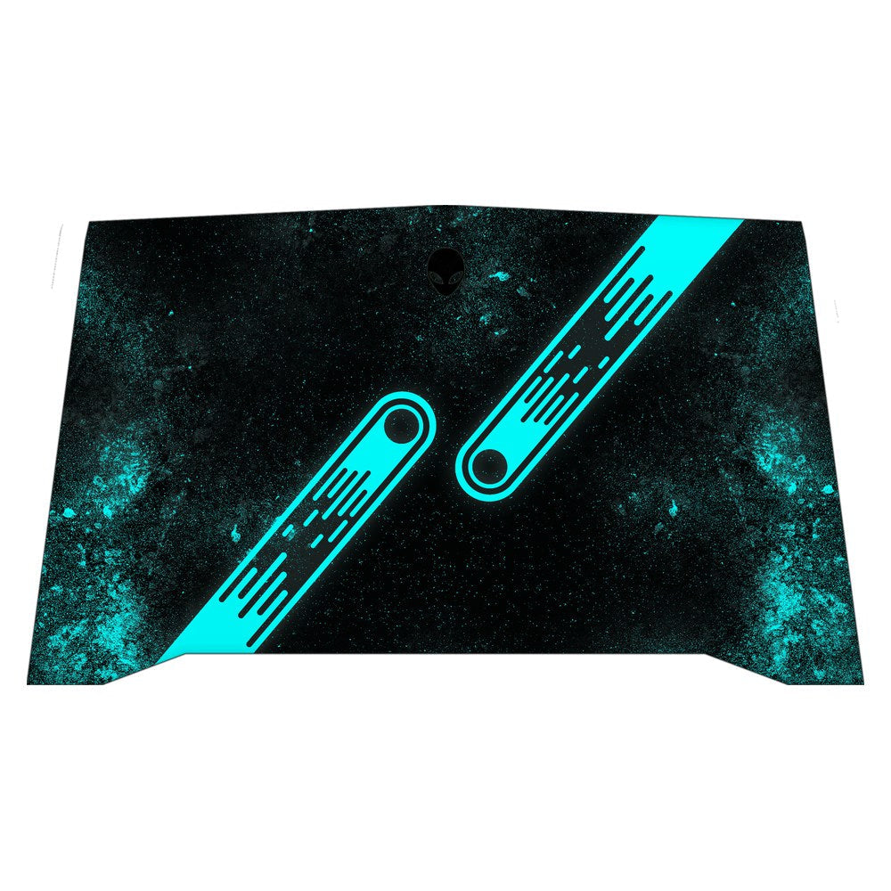 Alienware R4 P31E laptop skin - Teal Tech