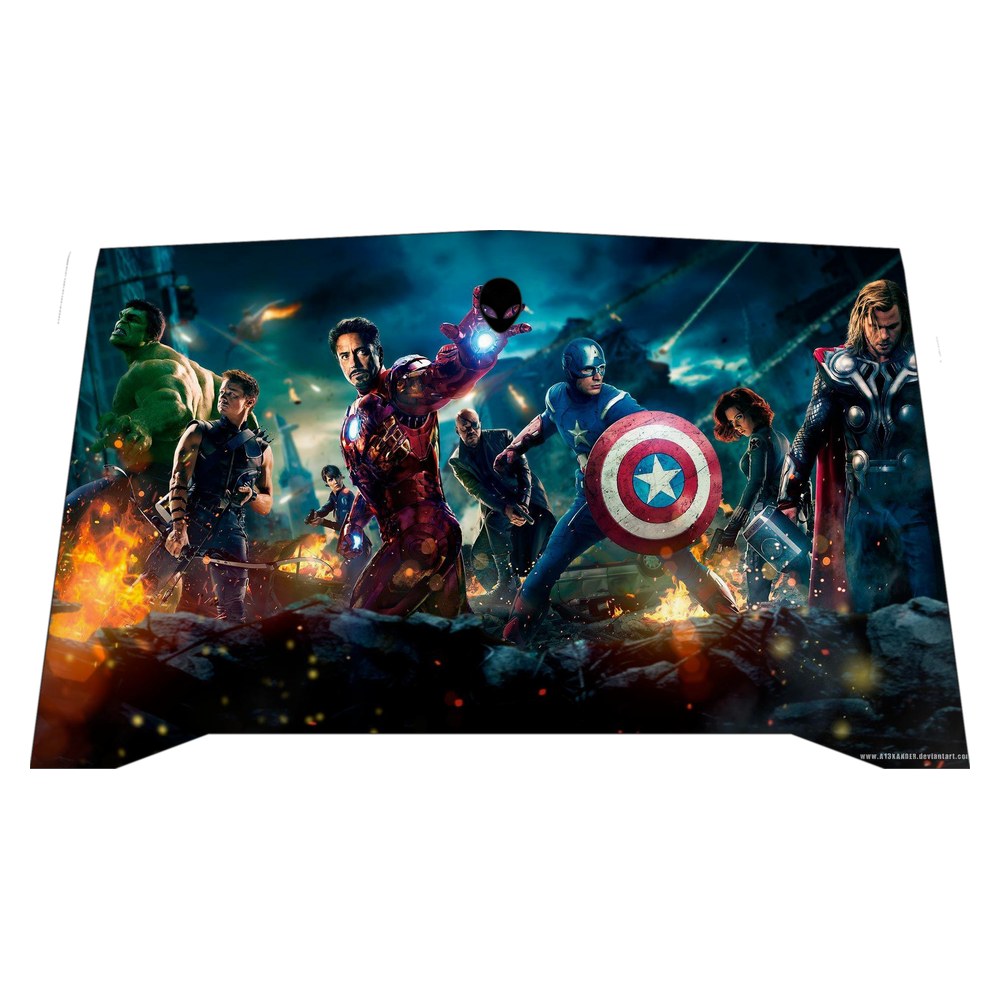 Alienware R4 P31E laptop skin - United We Stand