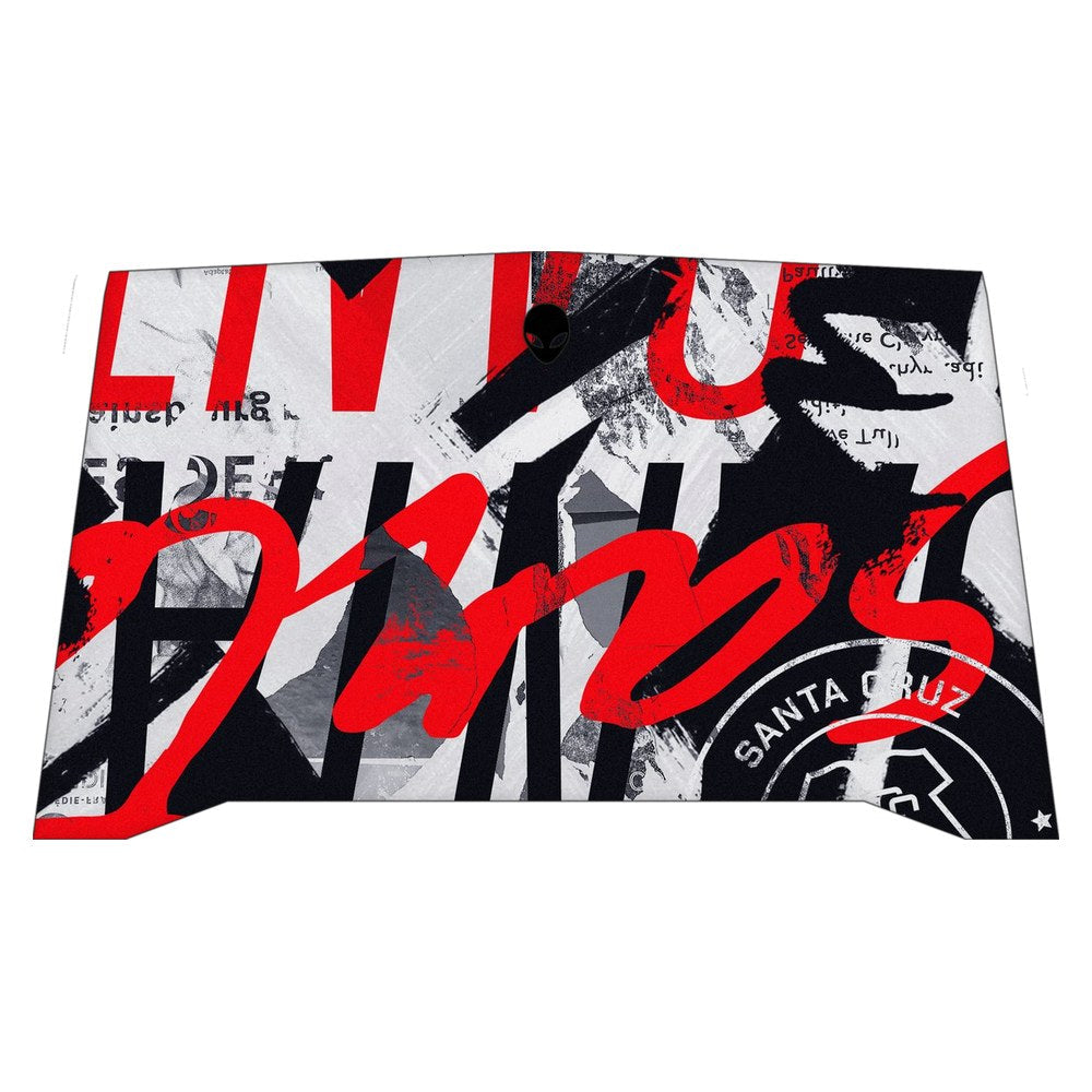 Alienware R4 P31E laptop skin - Urban Red and Black