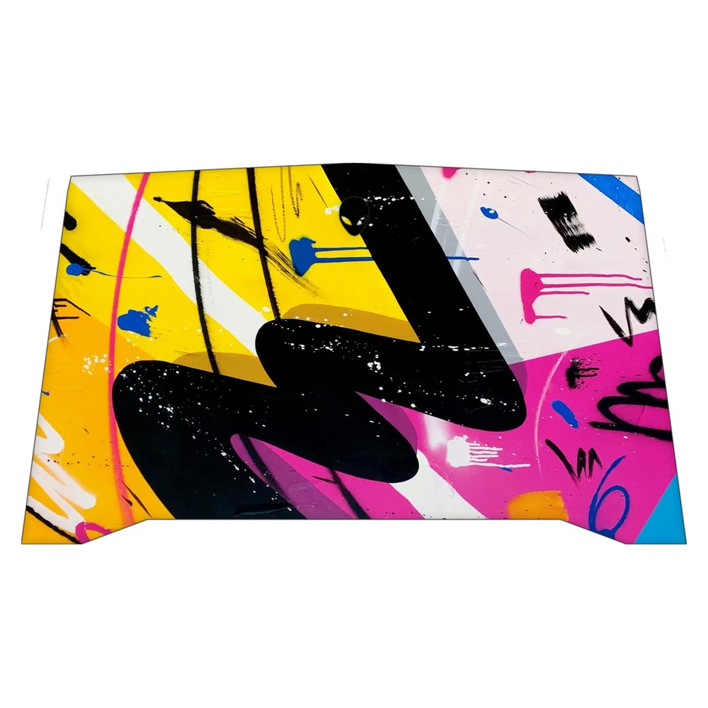 Alienware R4 P31E laptop skin - Vibrant Abstract Splash